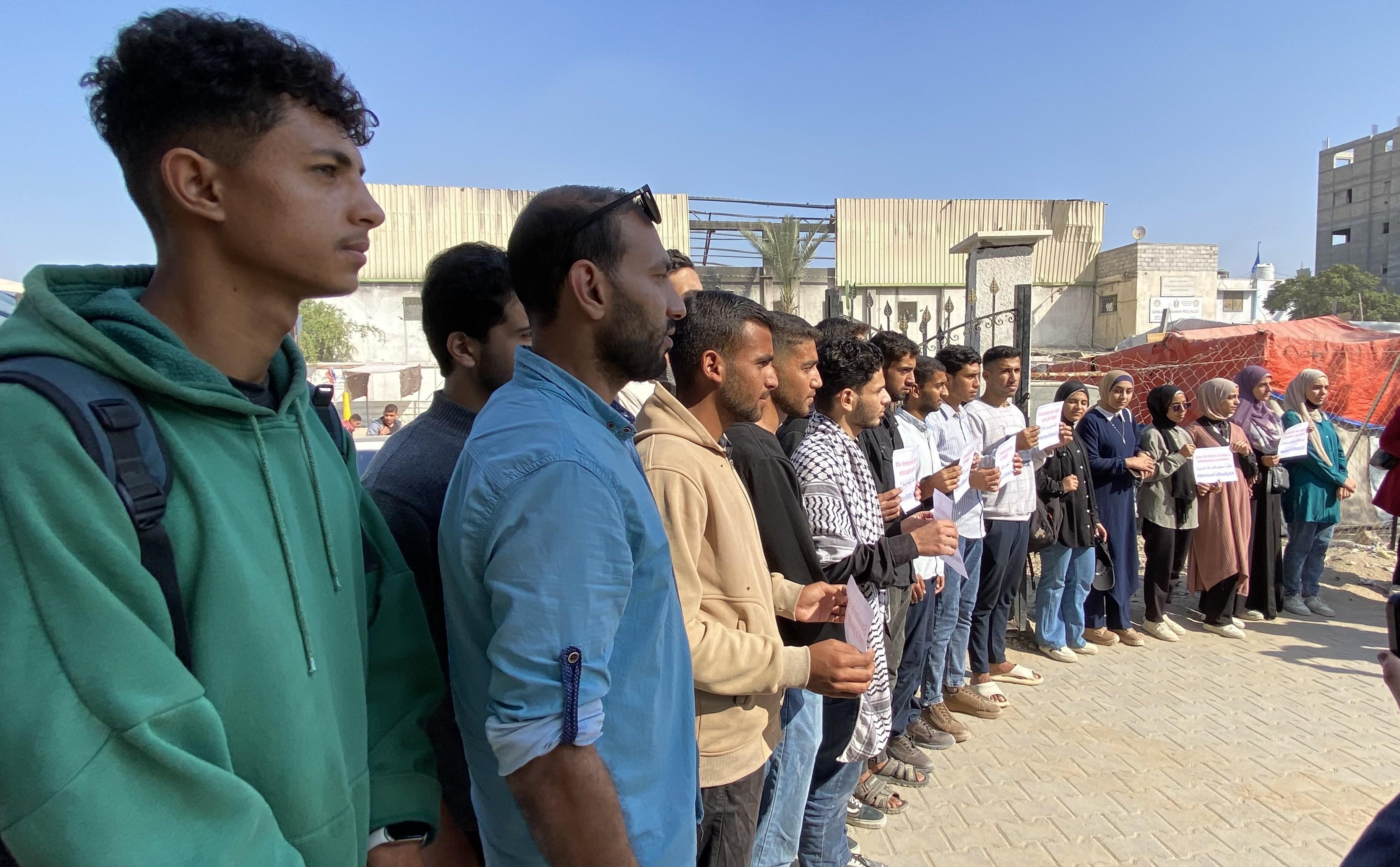 طلاب غزة في الخارج